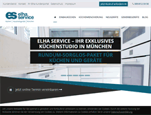 Tablet Screenshot of elha-service.de